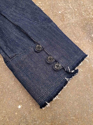 Natural-Blend Denim Tang Jacket — 26001 — view 6