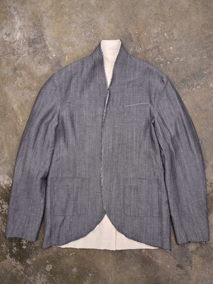 Eco-Print Reversible Cross Collar Jacket — 26002 — view 13