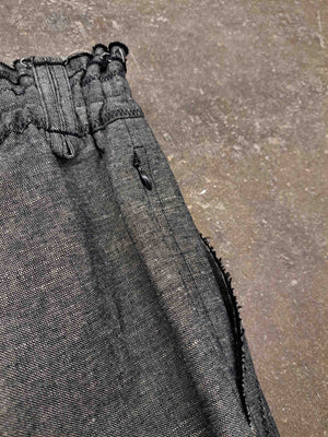 Linen-Blend Wide-Leg Shorts — 26003 — view 4