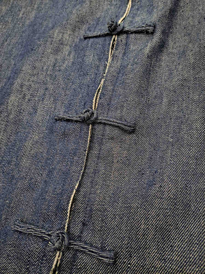 Wool-Blend Denim Tang Reversible Jacket — 26004 — View 2