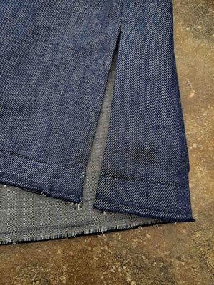 Wool-Blend Denim Tang Reversible Jacket — 26004 — View 4