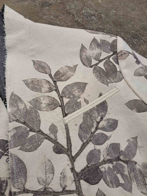 Eco-Print Reversible Cross Collar Jacket — 26002 — view 7