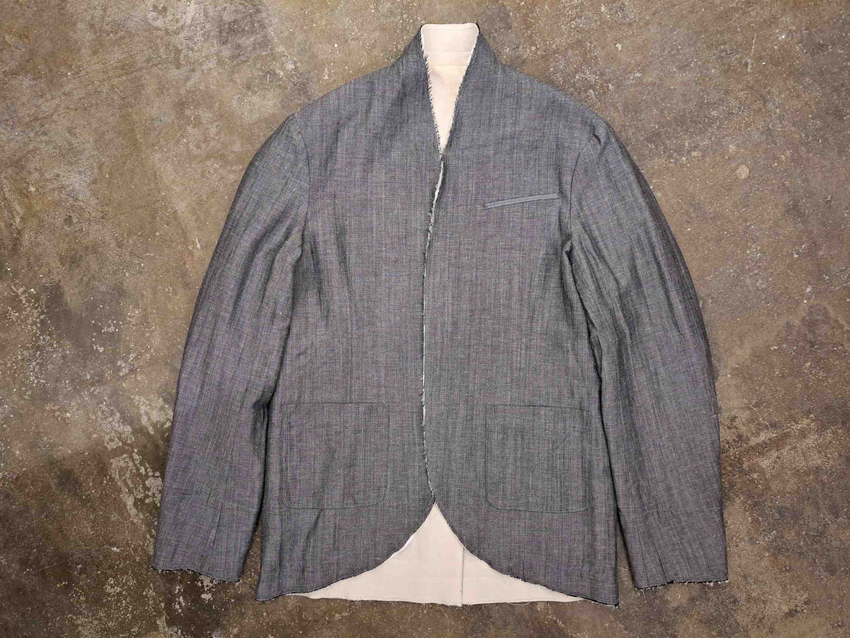 112 mountainyam grey garment laid flat