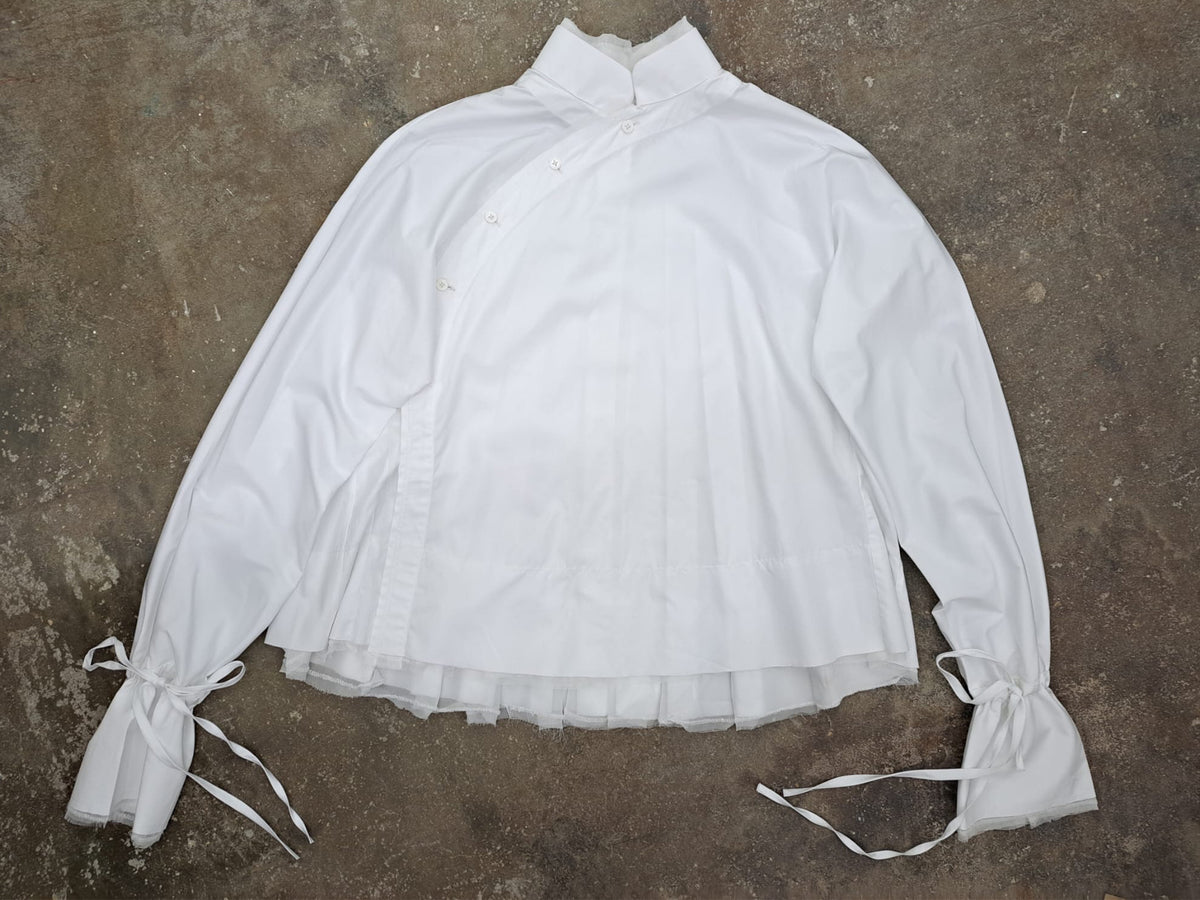 Cotton Pleated Shirt
