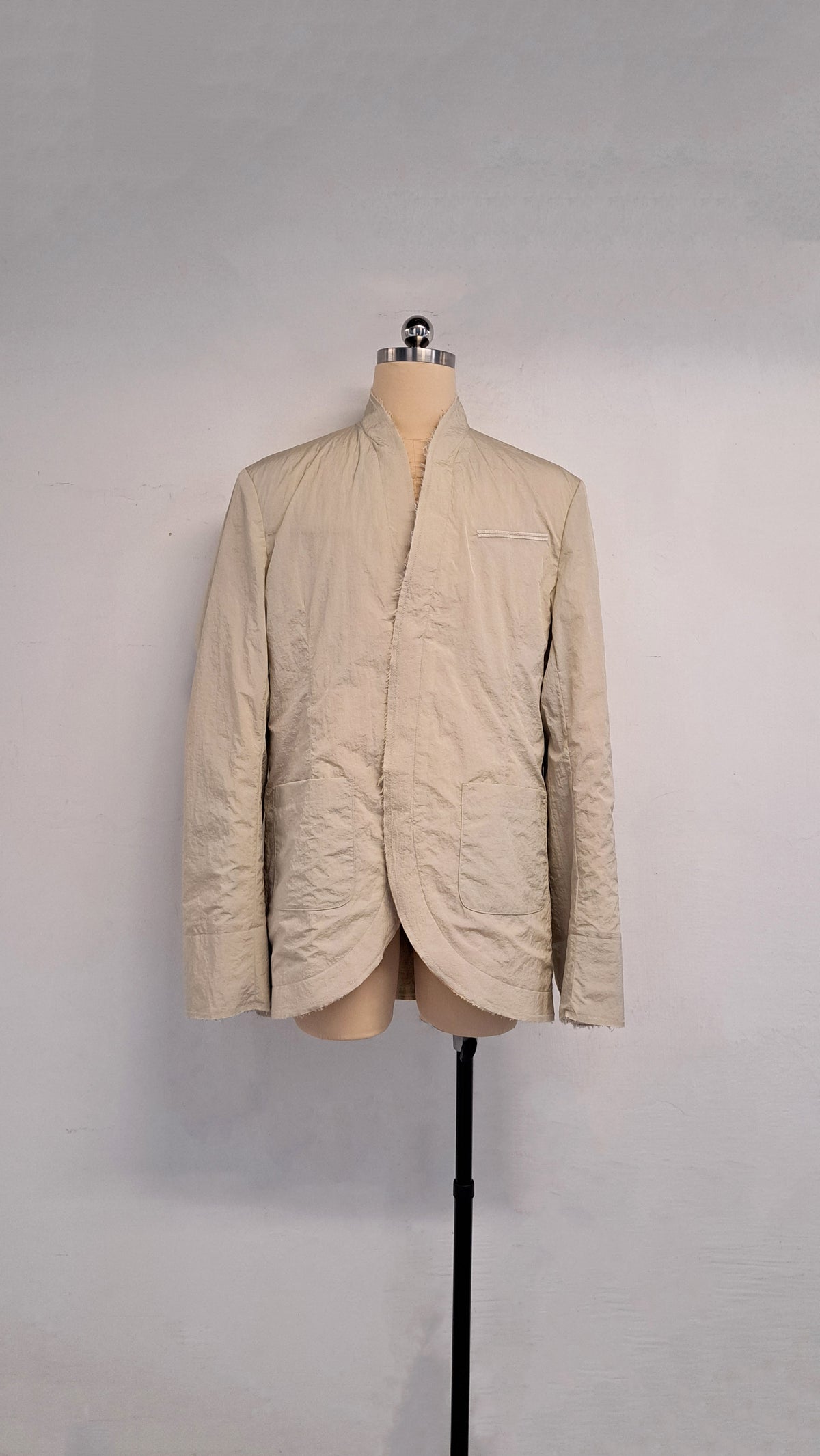 Artisanal Feather Botanical Dye Reversible Jacket