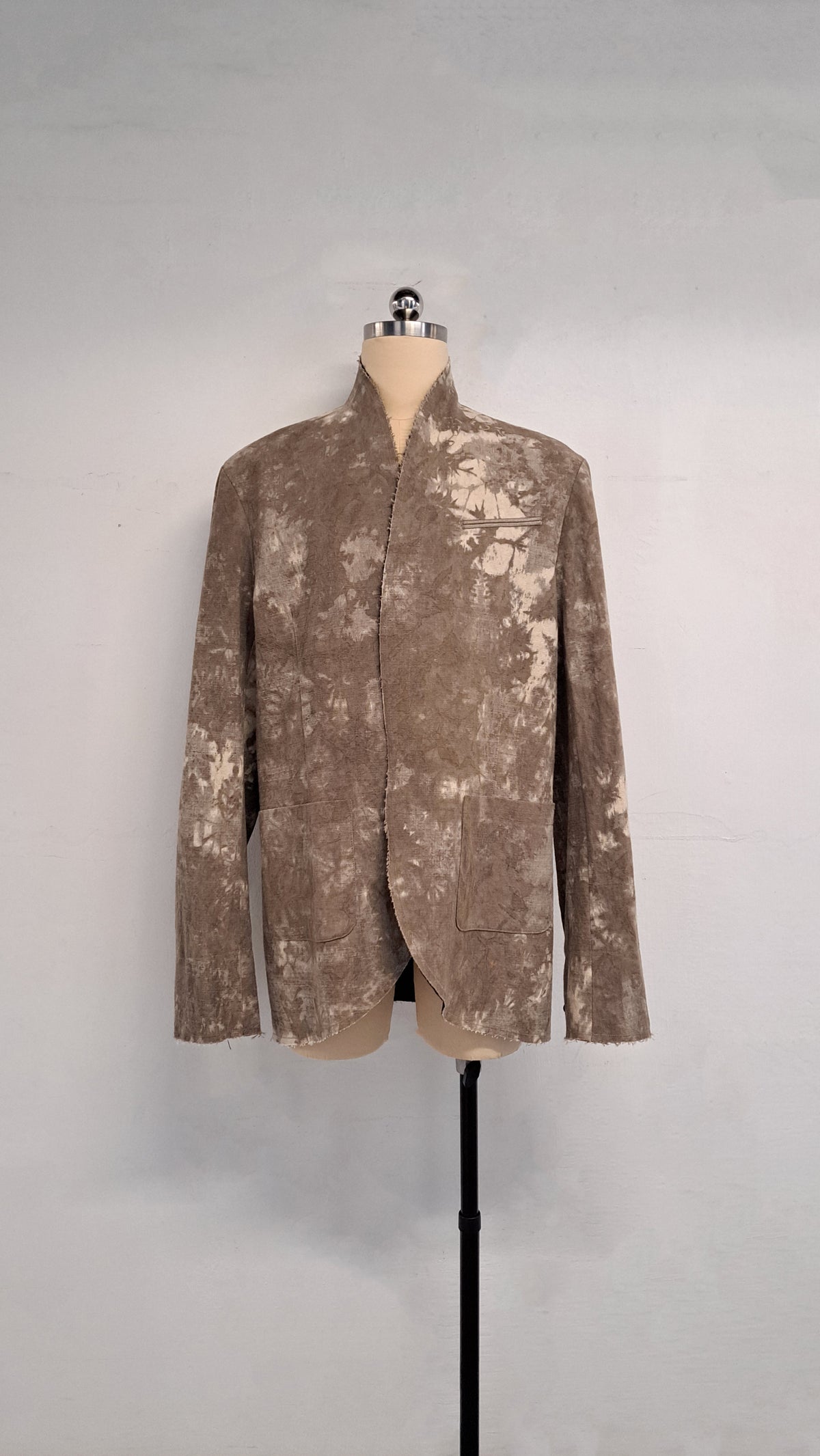 Botanical Dye Reversible Cross Collar Jacket