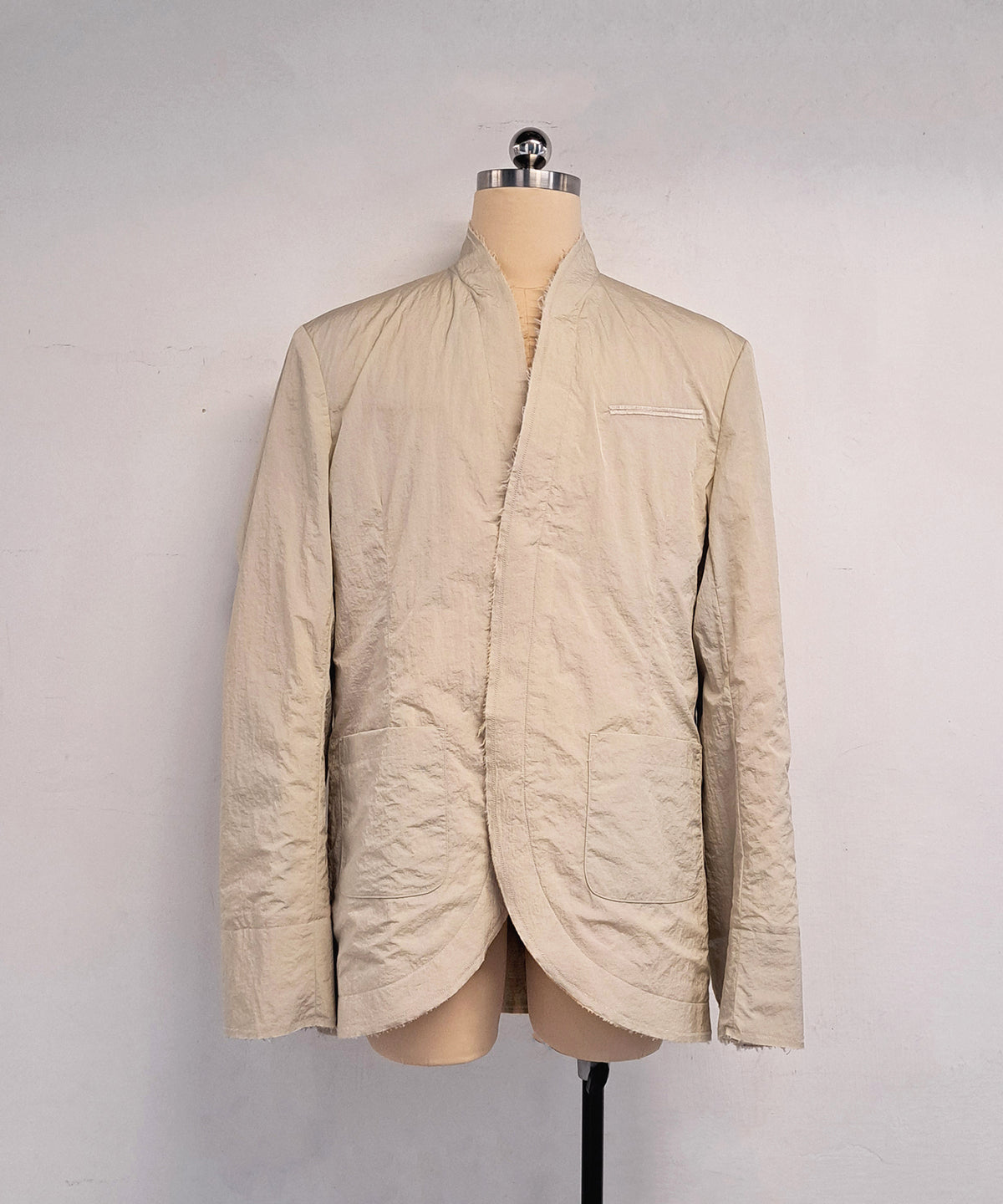 Artisanal Feather Botanical Dye Reversible Jacket