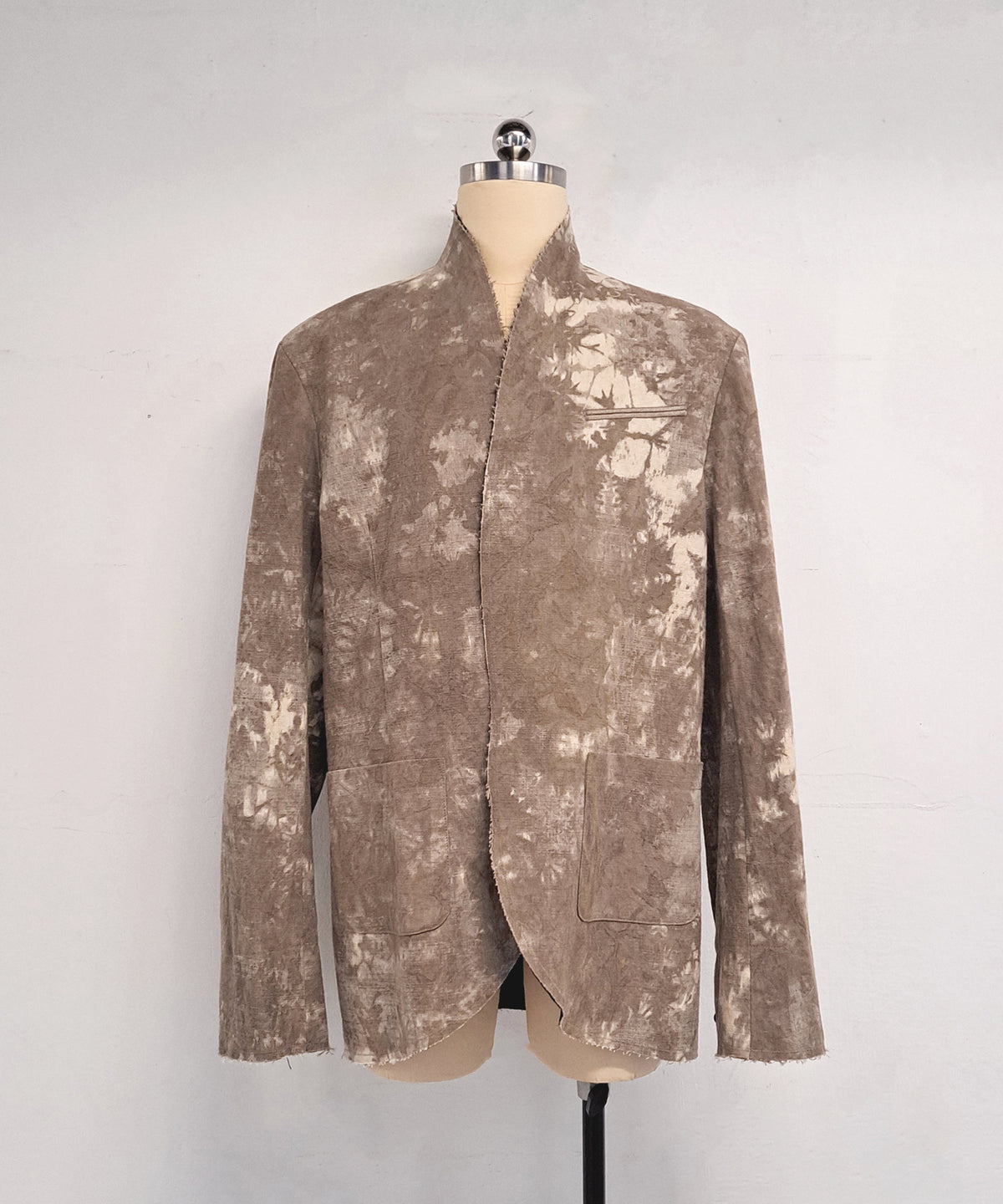 Botanical Dye Reversible Cross Collar Jacket