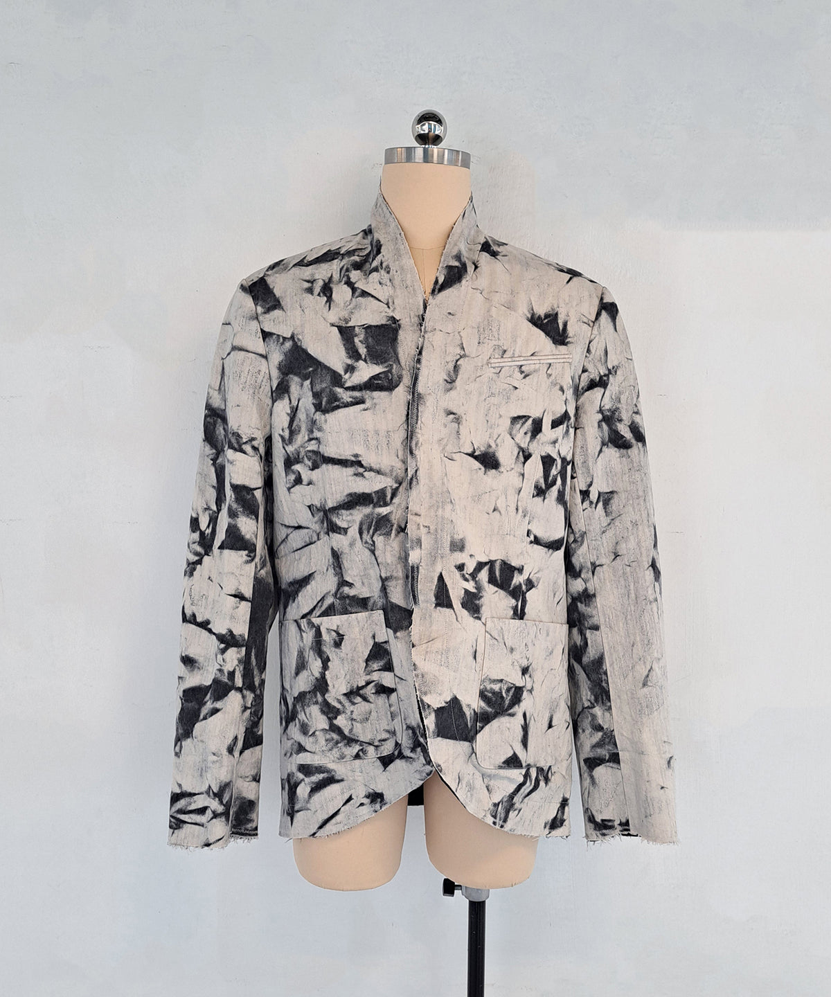 Botanical Dye Reversible Cross Collar Jacket