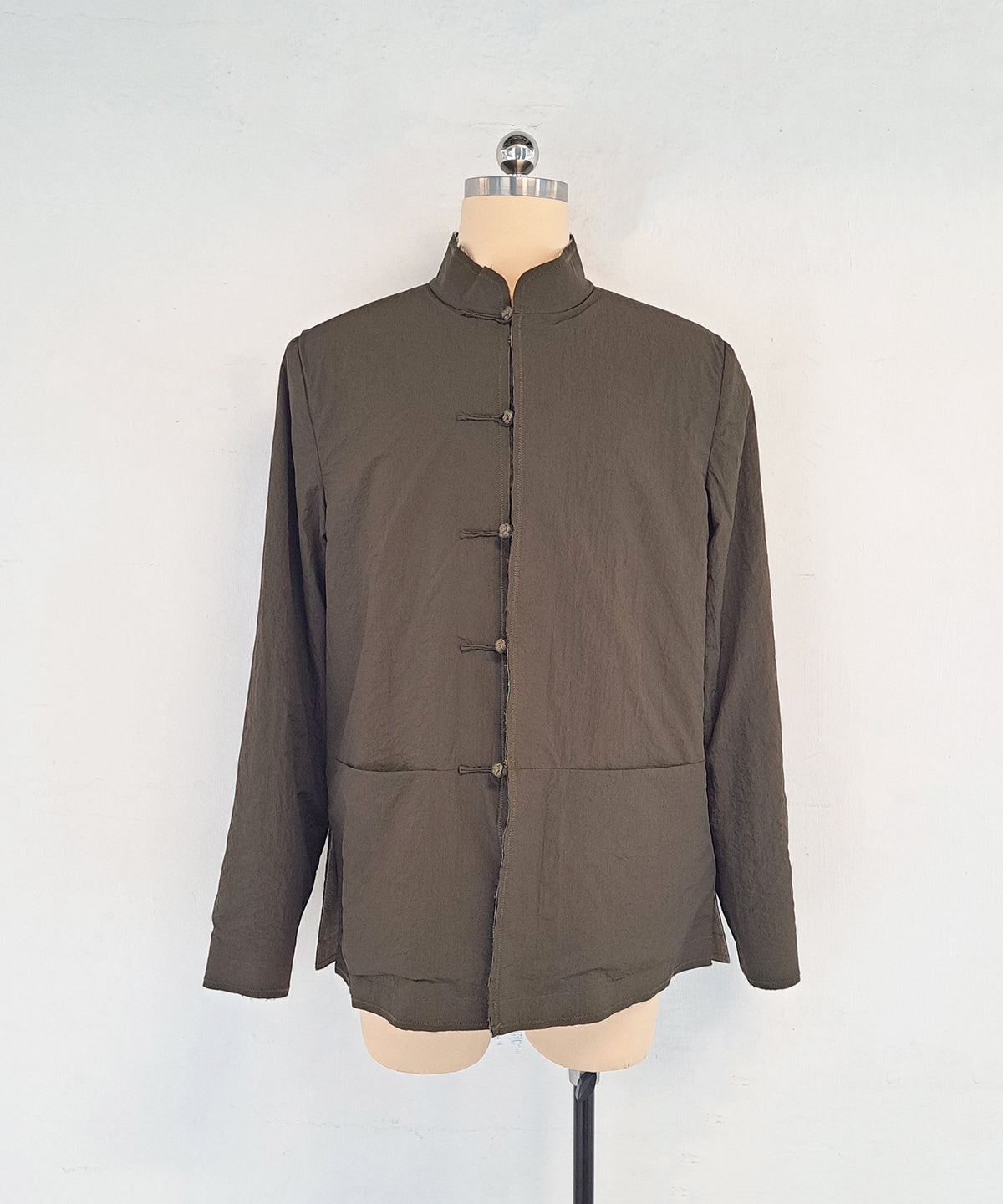 Wool-Blend Denim Reversible Tang Jacket
