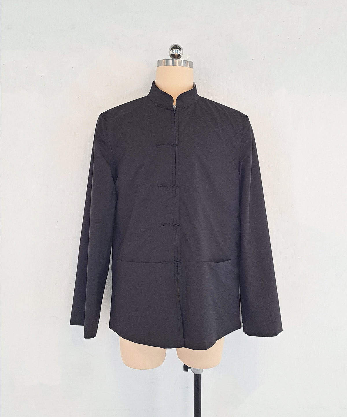 Zippered Wool-Blend Reversible Tang Jacket