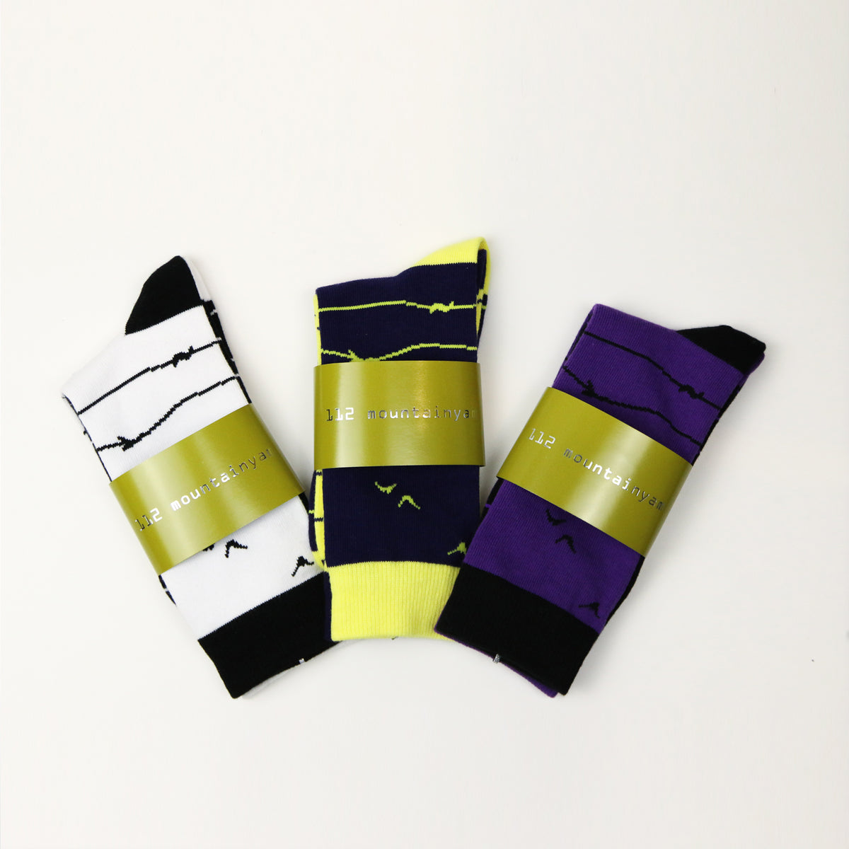 Bird Strip Socks