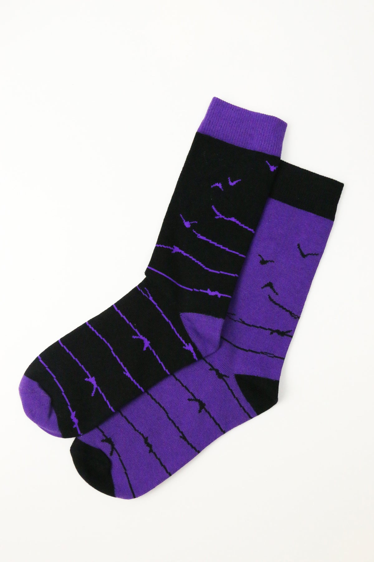 Bird Strip Socks
