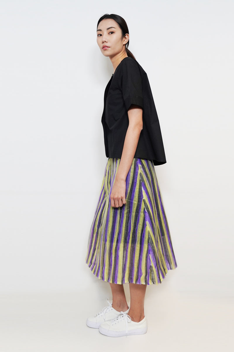 3D-Stripe Skirt