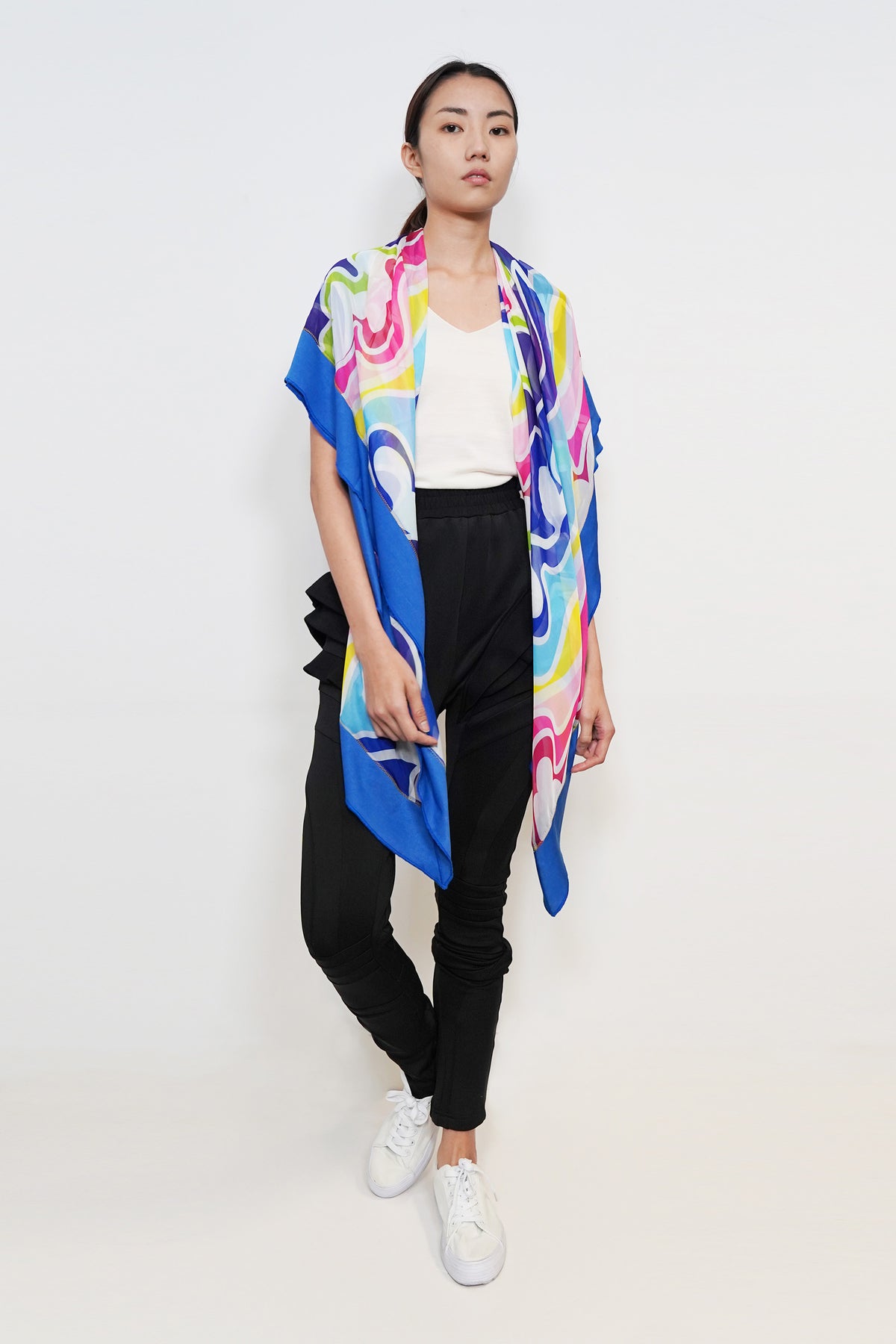 Love Wave Print Scarf