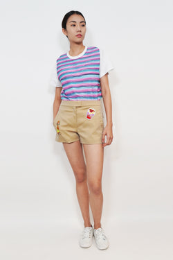 Embroidery Patch Millitary Shorts