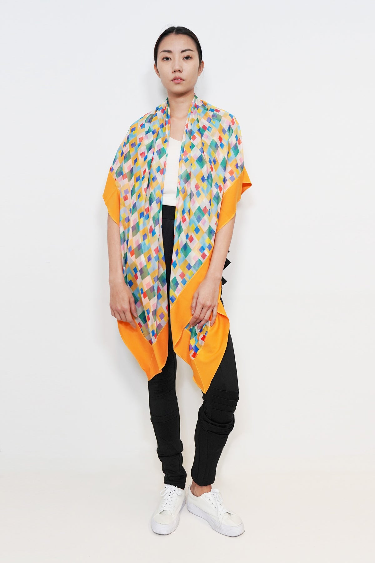 Check Print Scarf