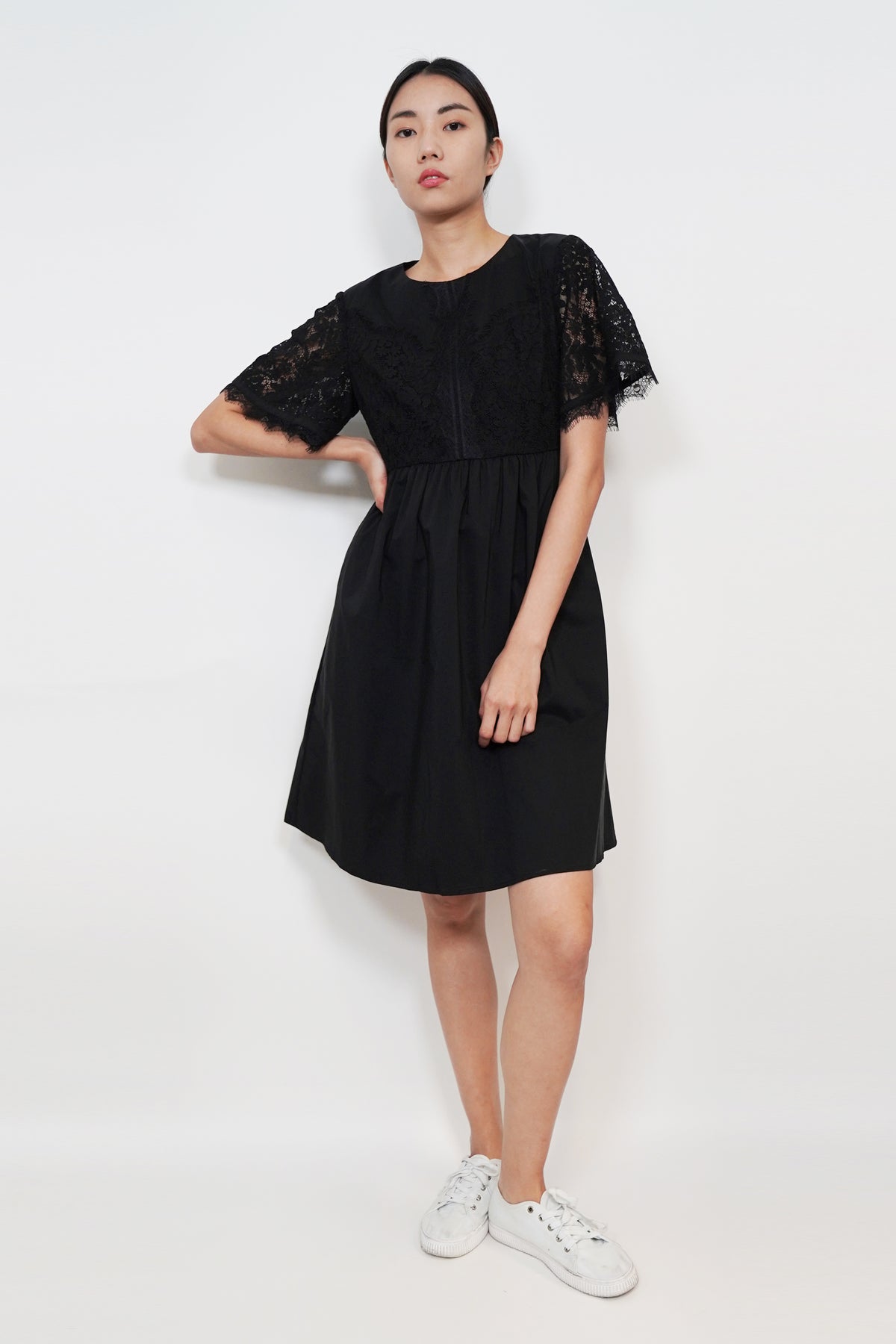 Lace Patch Dress