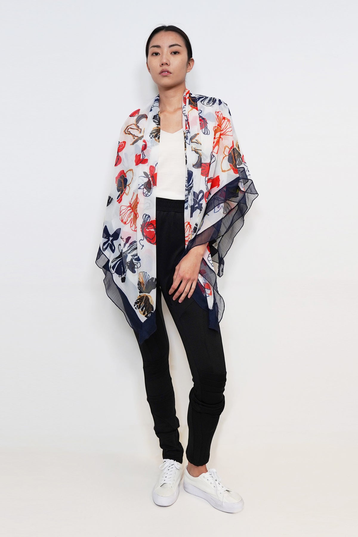 Butterfly Print Scarf