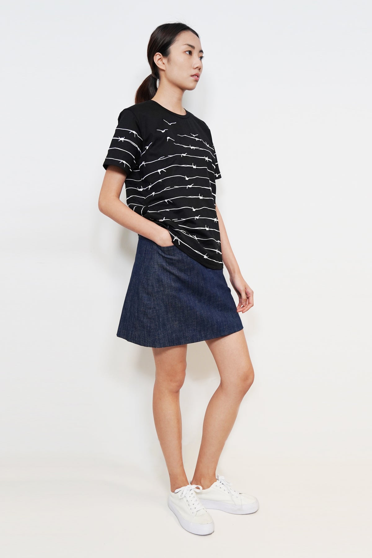 Wire Embriodery T-Shirt