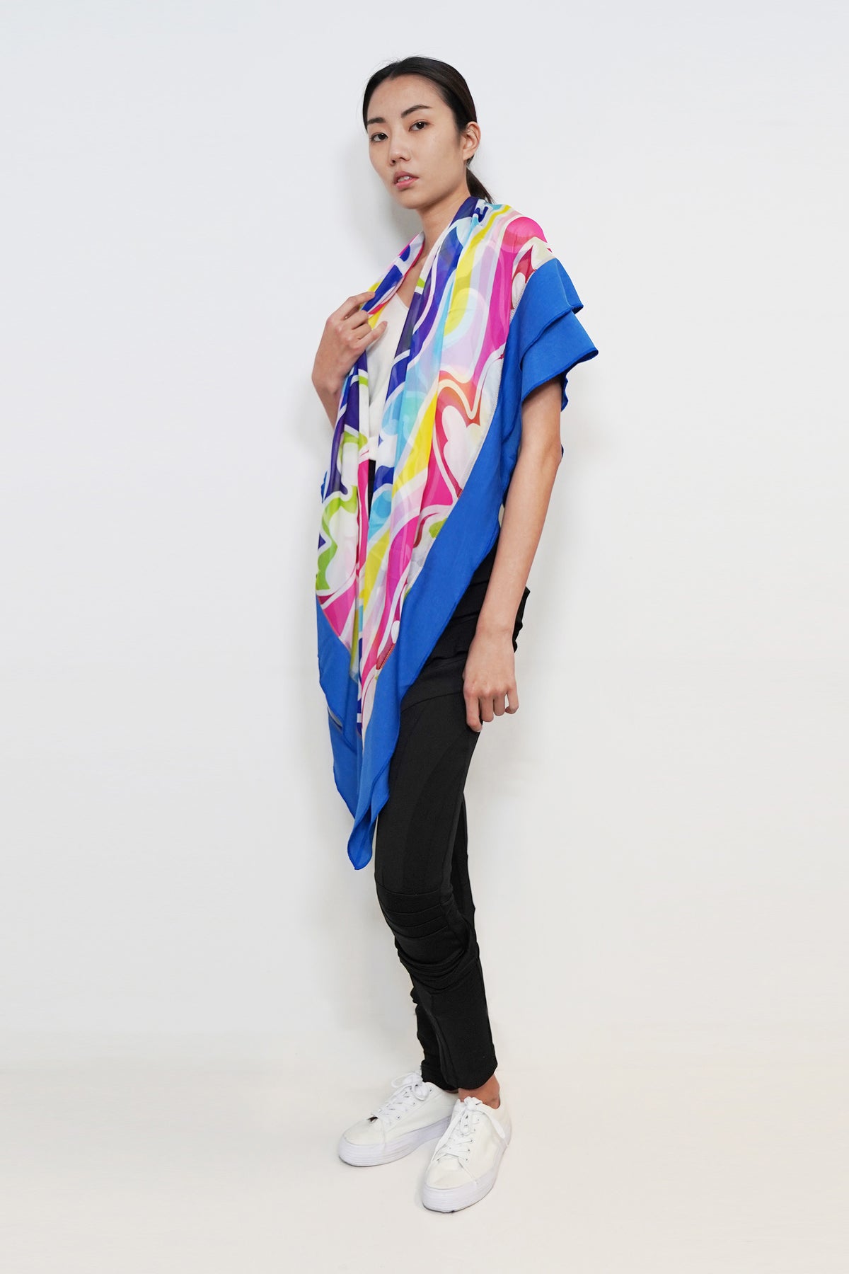 Love Wave Print Scarf
