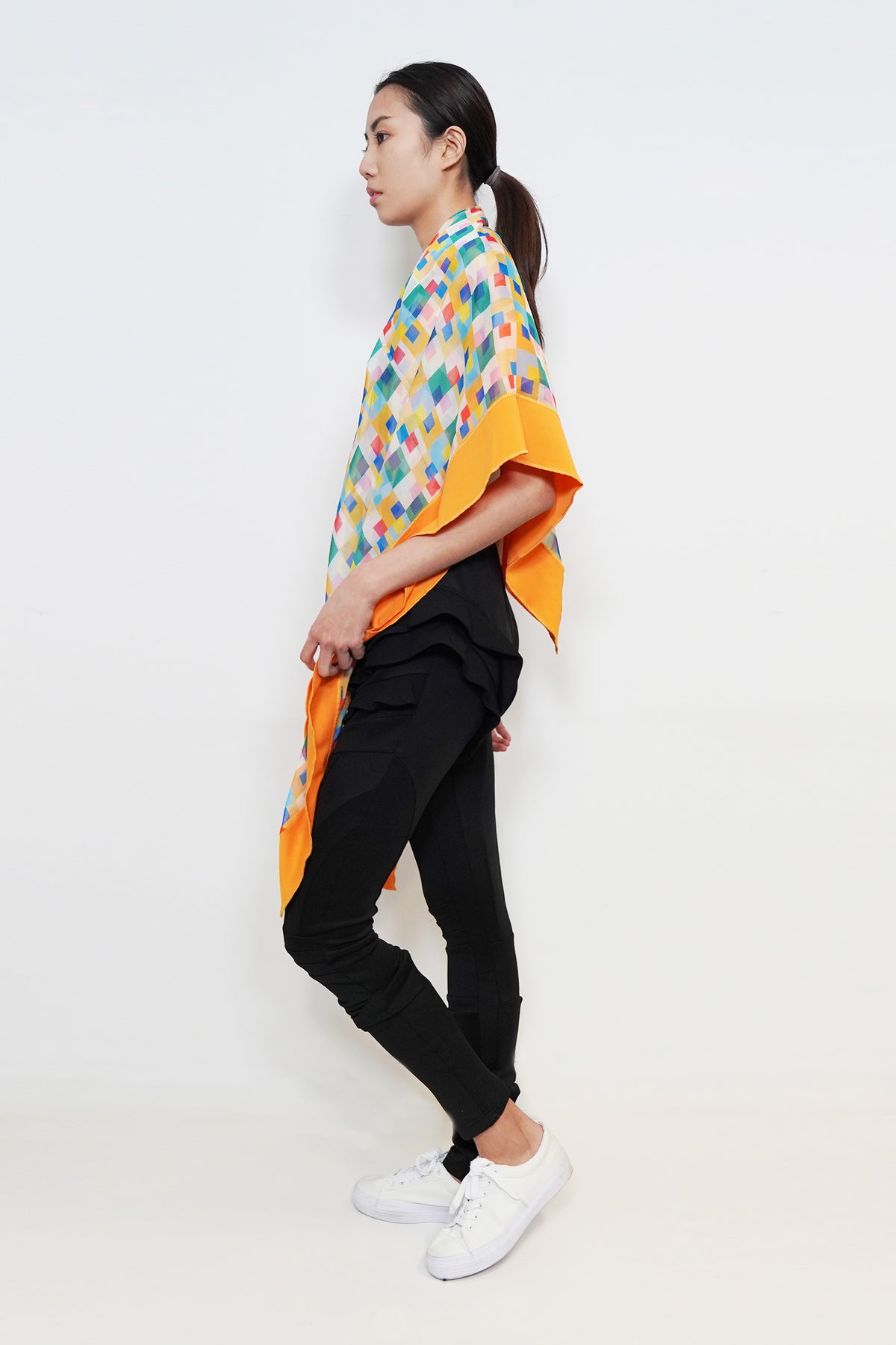 Check Print Scarf