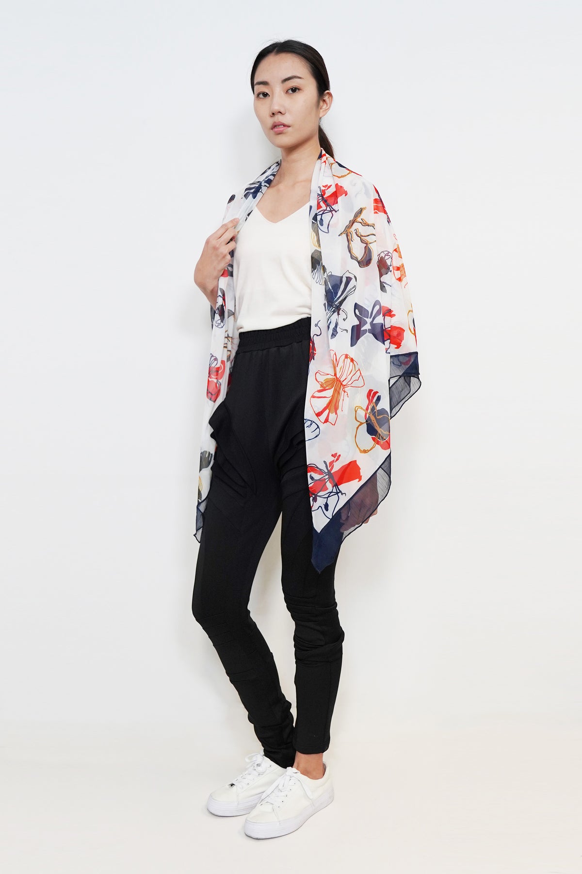 Butterfly Print Scarf