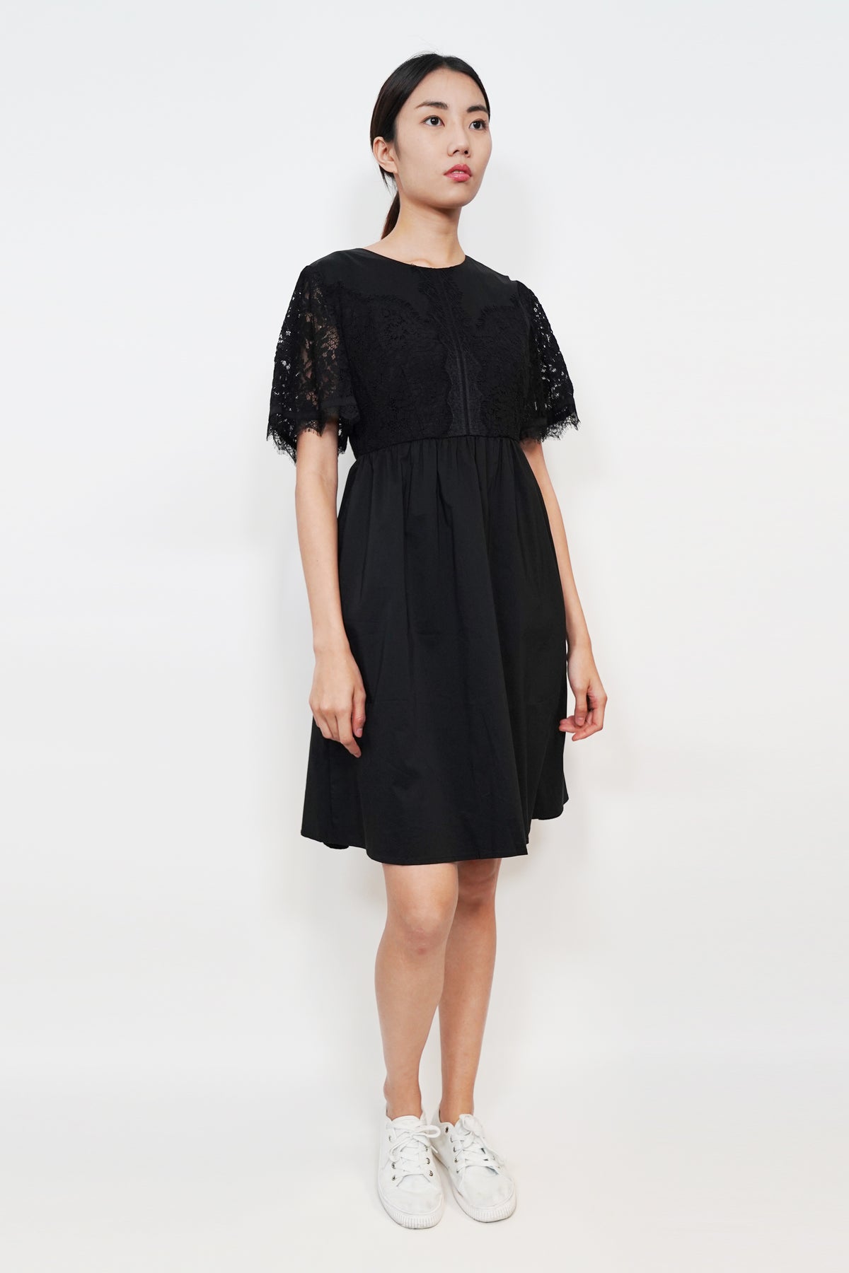 Lace Patch Dress