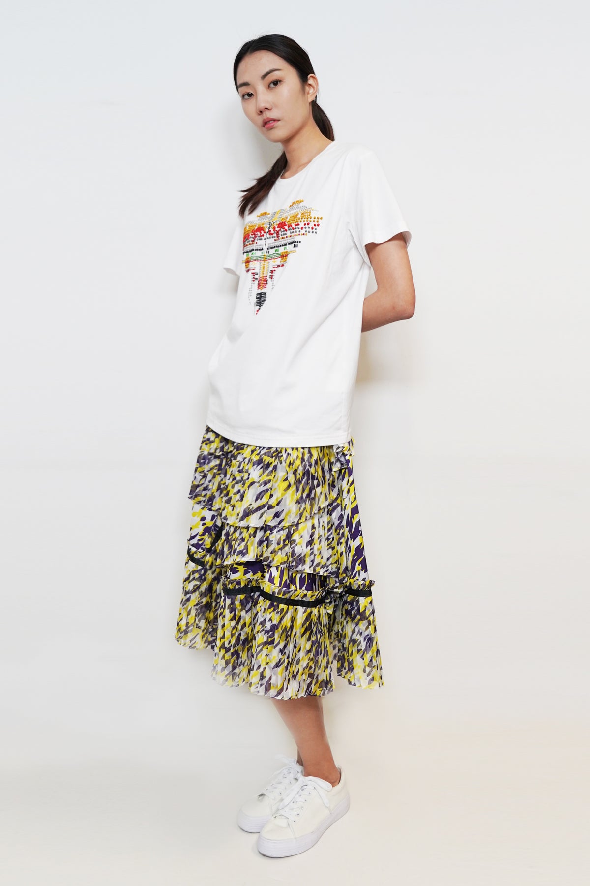 Elephant Embellishment T-Shirt