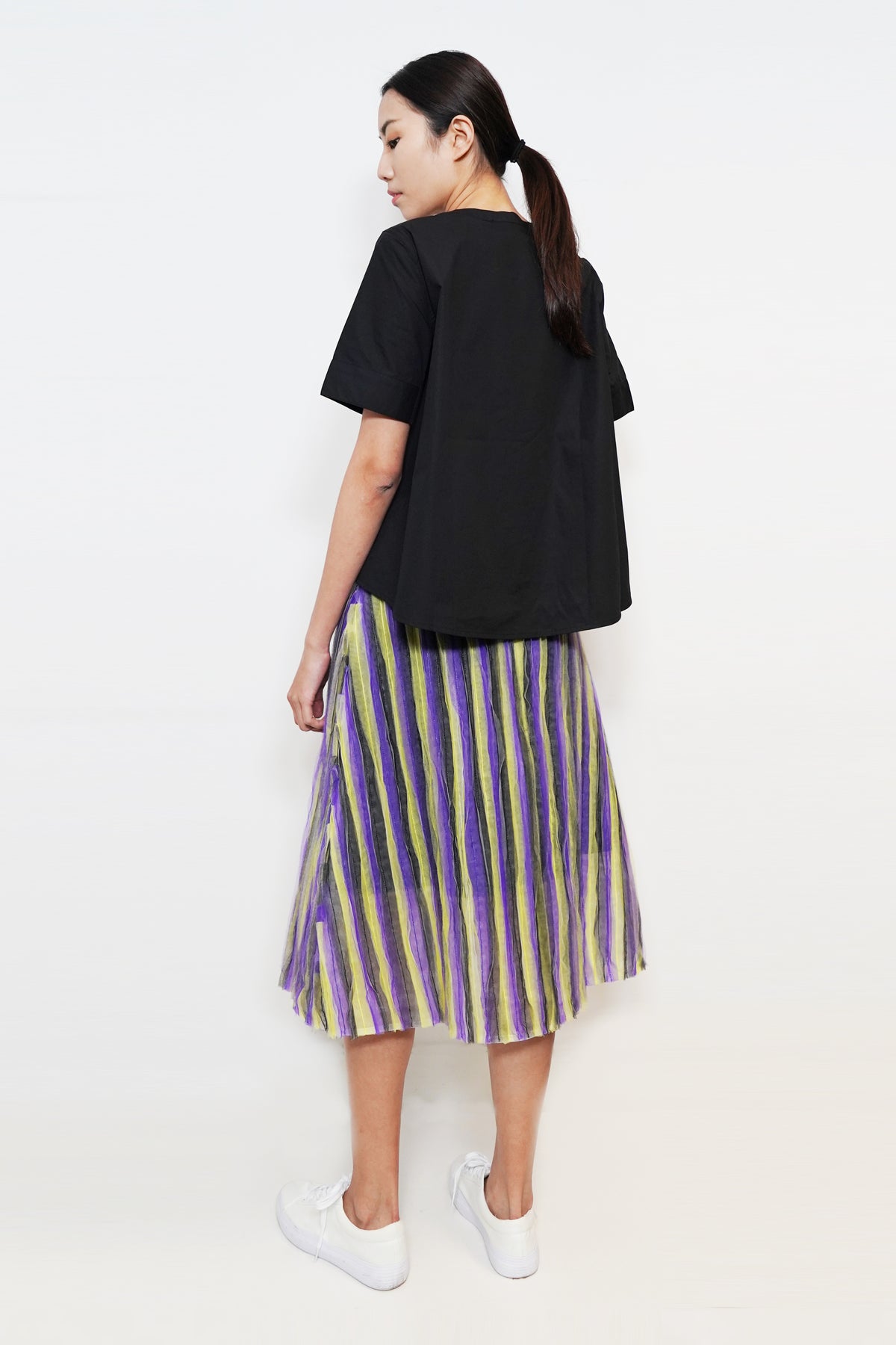 3D-Stripe Skirt