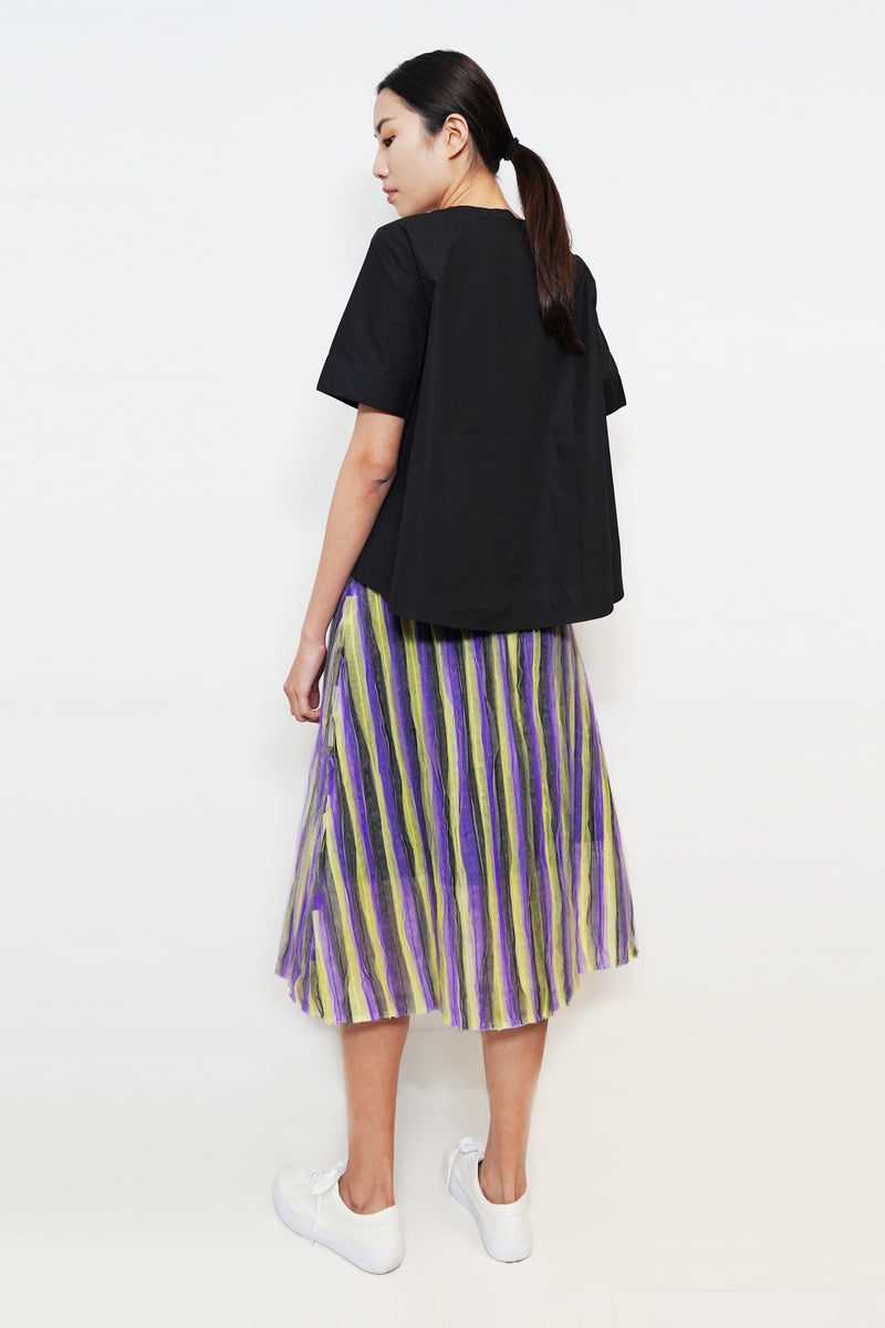 3D-Stripe Skirt