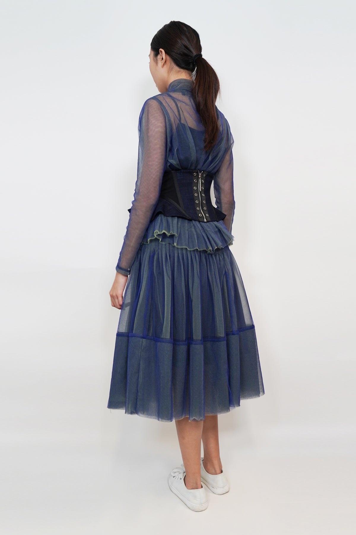 Denim Sponge Corset