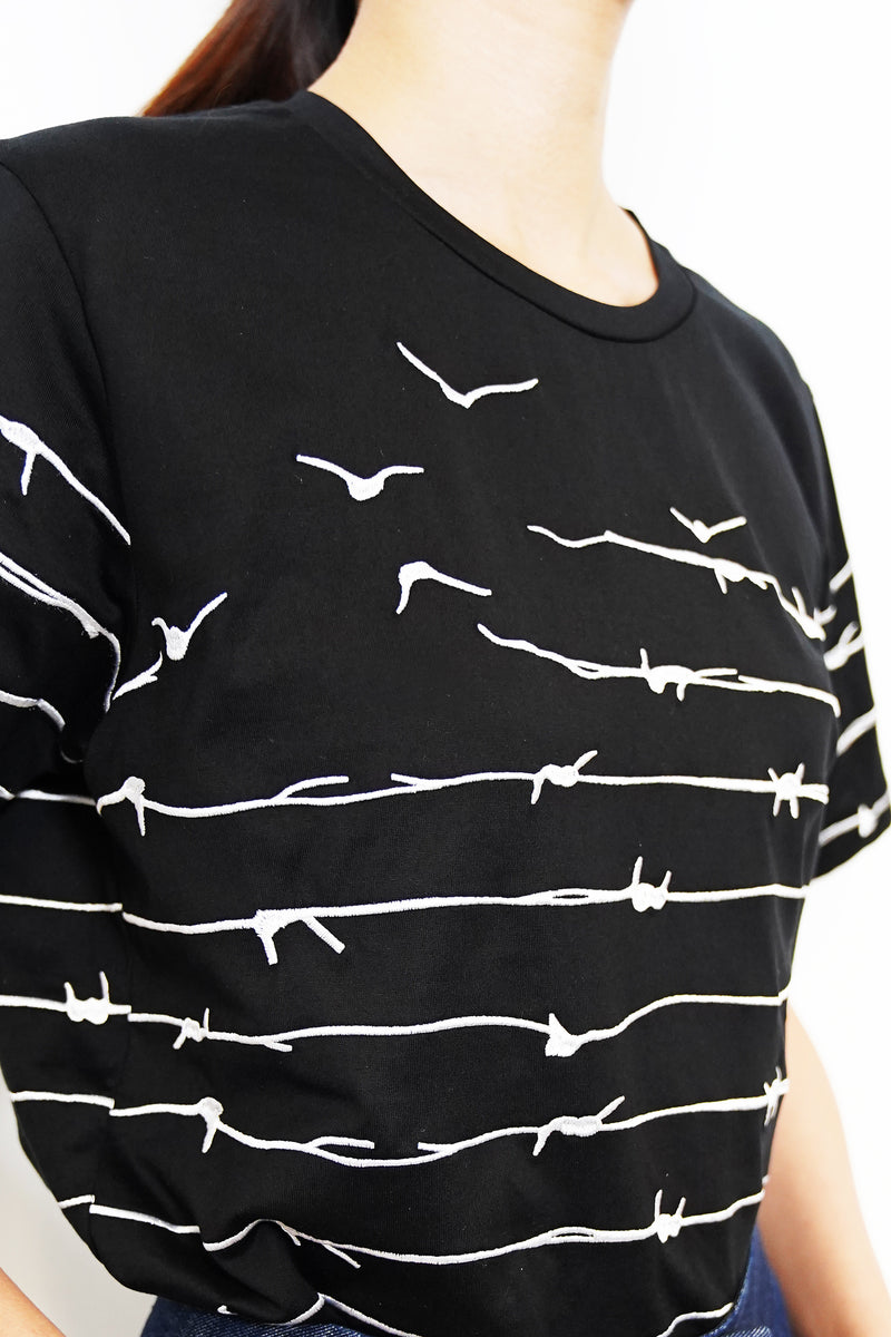 Wire Embriodery T-Shirt