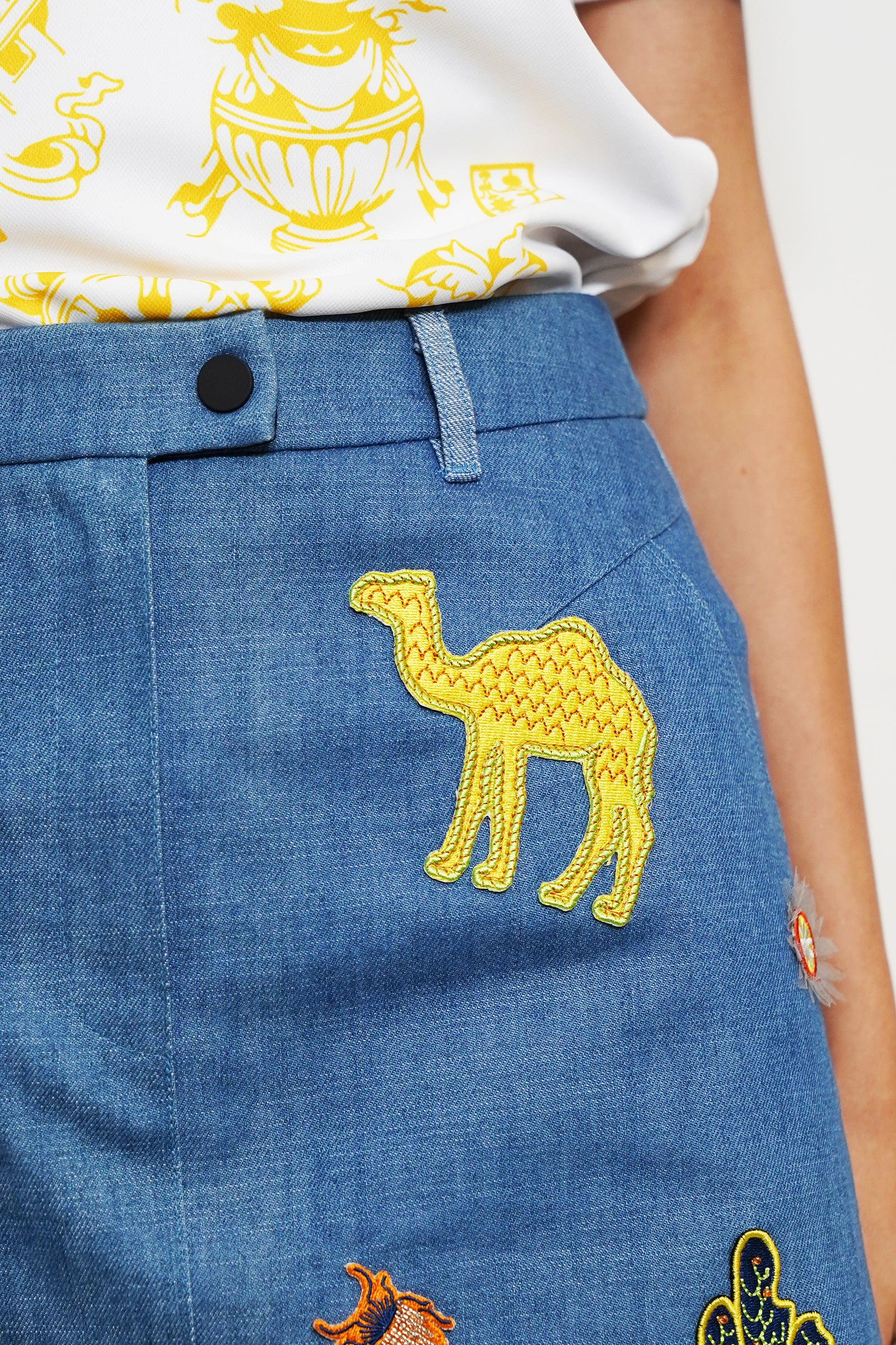 Embroidery Badge Skirt – 112 mountainyam